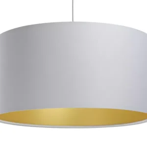Lampa wisząca MODERN 50 szara/złoty mat 391606 Lampa wisząca MODERN 50 szara/złoty mat 391606