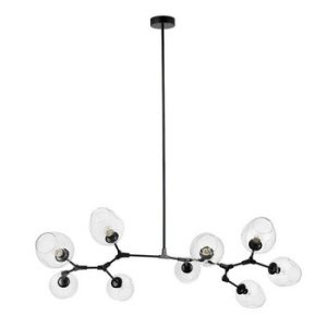 Lampa wisząca MODERN ORCHID-9 transp.czarna 150 cm 217492 Lampa wisząca MODERN ORCHID-9 transp.czarna 150 cm 217492