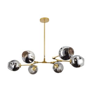 Lampa wisząca MODERN ORCHID-9 złoto szara 150 cm 749436 Lampa wisząca MODERN ORCHID-9 złoto szara 150 cm 749436