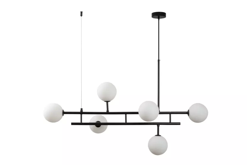 Lampa wisząca MODERNO DUO czarna 100 cm 1067004