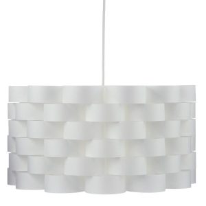LAMPA WISZĄCA Moki biała warstwowy kształt REGULOWANA 438653 LAMPA WISZĄCA Moki biała warstwowy kształt REGULOWANA 438653
