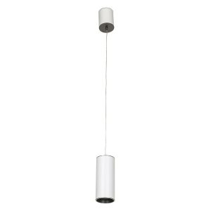 Lampa wisząca Moldes biało-szara LED 1x12W Ciepła biel 820lm Italux 856278 Lampa wisząca Moldes biało-szara LED 1x12W Ciepła biel 820lm Italux 856278