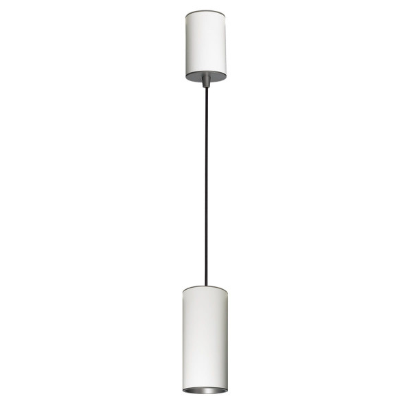 Lampa wisząca Moldes biało-szara LED 1x12W Neutralna biel 820lm Italux 856229