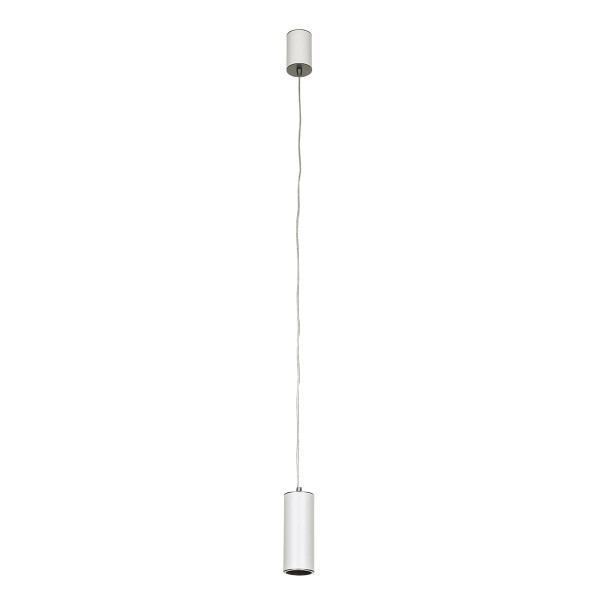 Lampa wisząca Moldes biało-szara LED 1x7W Ciepła biel 450lm Italux 856545