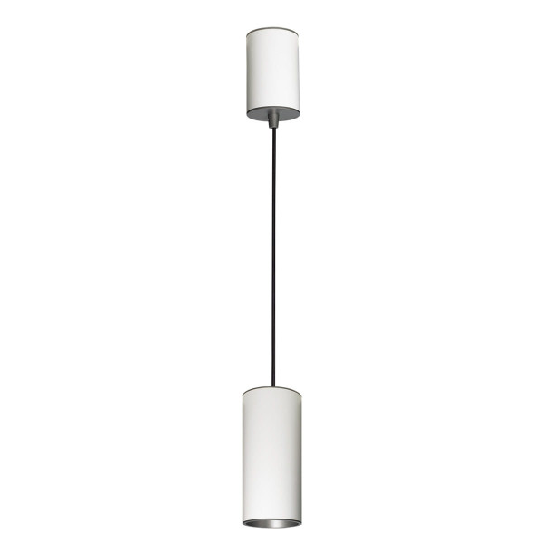 Lampa wisząca Moldes biało-szara LED 1x7W Neutralna biel 450lm Italux 856227