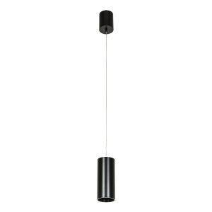 Lampa wisząca Moldes czarna LED 1x12W Ciepła biel 820lm Italux 856492 Lampa wisząca Moldes czarna LED 1x12W Ciepła biel 820lm Italux 856492
