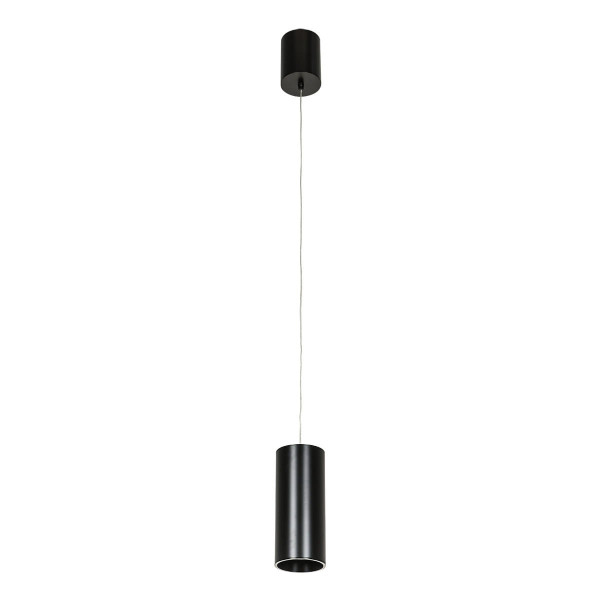 Lampa wisząca Moldes czarna LED 1x12W Neutralna biel 820lm Italux 856615