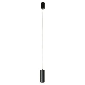 Lampa wisząca Moldes czarna LED 1x7W Neutralna biel 450lm Italux 856312