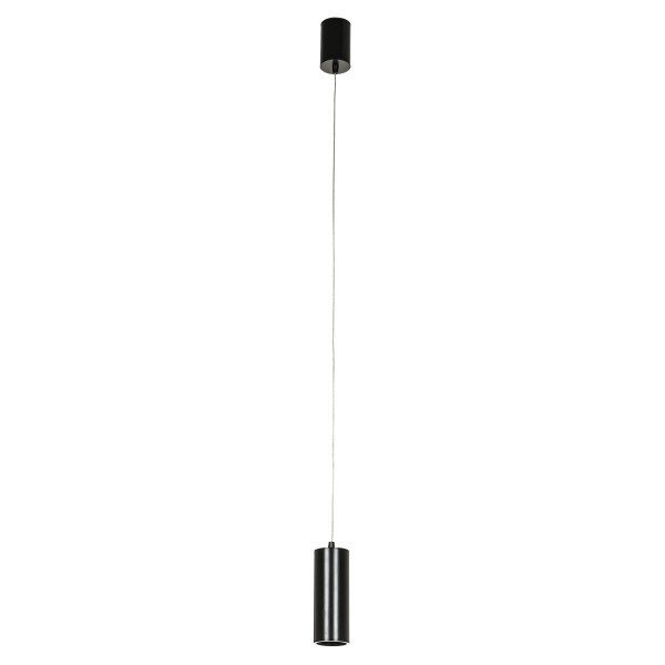 Lampa wisząca Moldes czarna LED 1x7W Neutralna biel 450lm Italux 856312