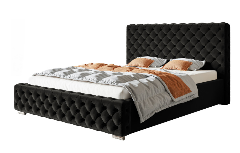 Łóżko tapicerowane STELVIO 120x200 ze stelażem metalowym 1063705