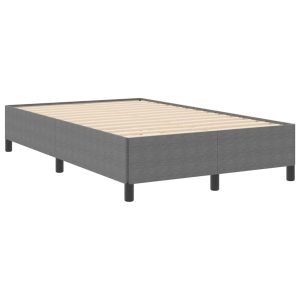Łóżko Tapicerowane Szara Tkanina Rama Łóżka Ze Stelażem 120 x 200 cm 812012 Łóżko Tapicerowane Szara Tkanina Rama Łóżka Ze Stelażem 120 x 200 cm 812012