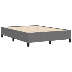 Łóżko Tapicerowane Szara Tkanina Rama Łóżka Ze Stelażem 140 x 200 cm 811943 Łóżko Tapicerowane Szara Tkanina Rama Łóżka Ze Stelażem 140 x 200 cm 811943