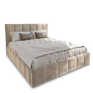 Łóżko Tapicerowane TARANTO 200×200 cm, Kolor ecru 1002973 Łóżko Tapicerowane TARANTO 200×200 cm, Kolor ecru 1002973