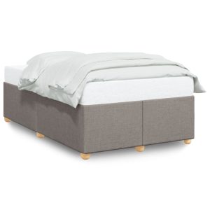 Łóżko Tapicerowane Taupe Tkanina Rama Łóżka Ze Stelażem 120×200 cm 822178 Łóżko Tapicerowane Taupe Tkanina Rama Łóżka Ze Stelażem 120×200 cm 822178