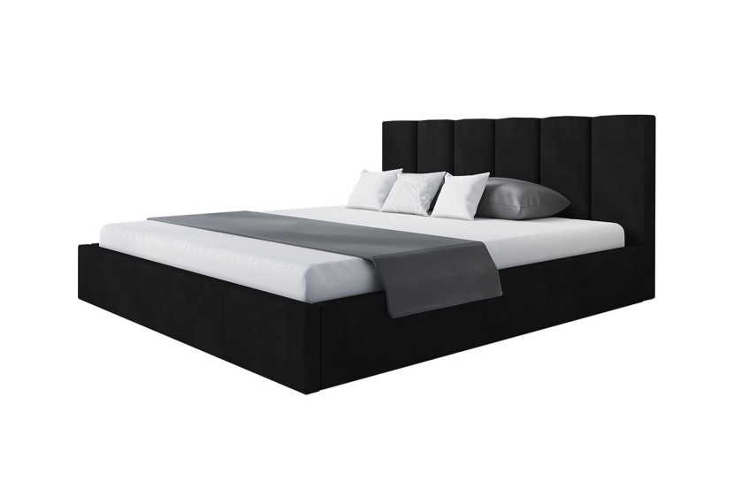 Łóżko tapicerowane Tokio Slim 140x200 ze stelażem drewnianym 967235
