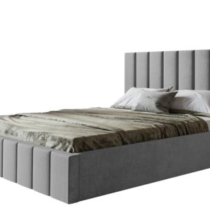 Łóżko tapicerowane Toledo Slim 140×200 ze stelażem drewnianym 1026304