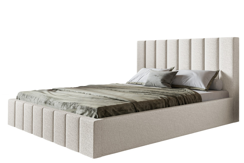 Łóżko tapicerowane Toledo Slim 200x200 ze stelażem metalowym 1032933
