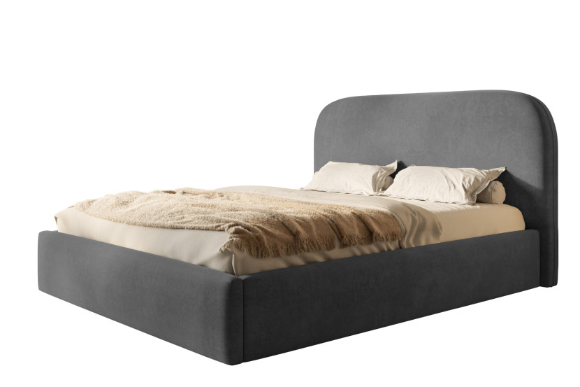 Łóżko tapicerowane Verona Slim 120x200 ze stelażem drewnianym 1026056