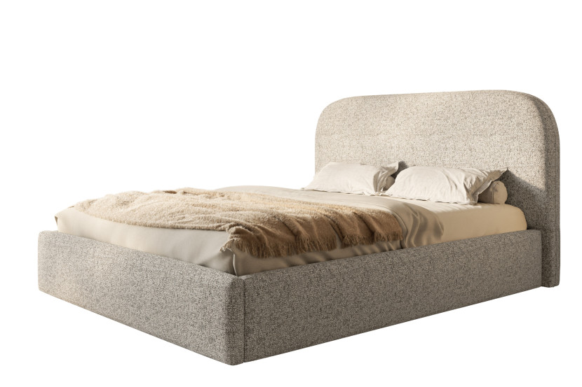 Łóżko tapicerowane Verona Slim 140x200 ze stelażem metalowym 1032832