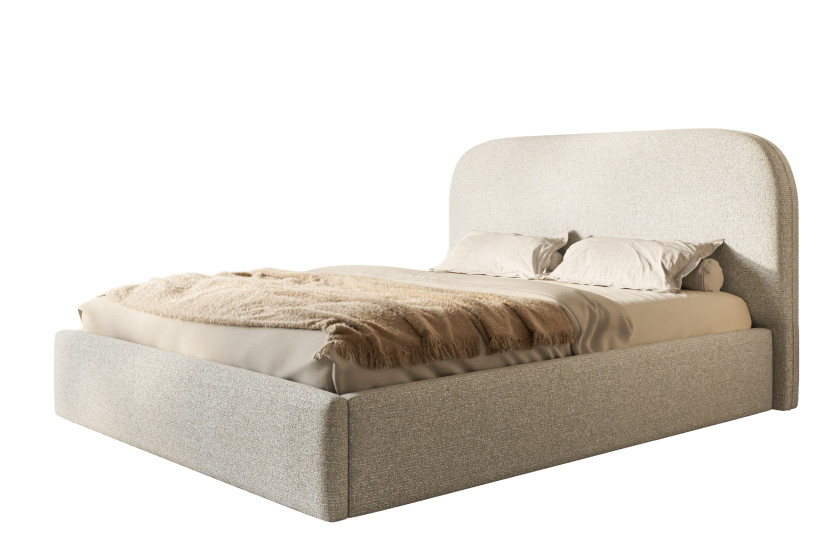 Łóżko tapicerowane Verona Slim 180x200 ze stelażem drewnianym 1026440