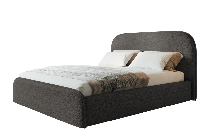 Łóżko tapicerowane Viennaa Slim 120x200 ze stelażem drewnianym 1026385