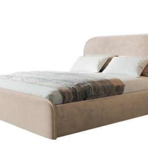Łóżko tapicerowane Viennaa Slim 160×200 ze stelażem metalowym 1026592