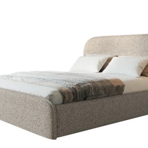 Łóżko tapicerowane Viennaa Slim 160×200 ze stelażem metalowym 1034441