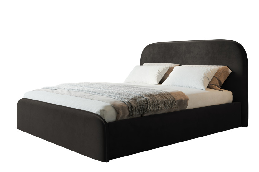 Łóżko tapicerowane Viennaa Slim 180x200 ze stelażem metalowym 1026131
