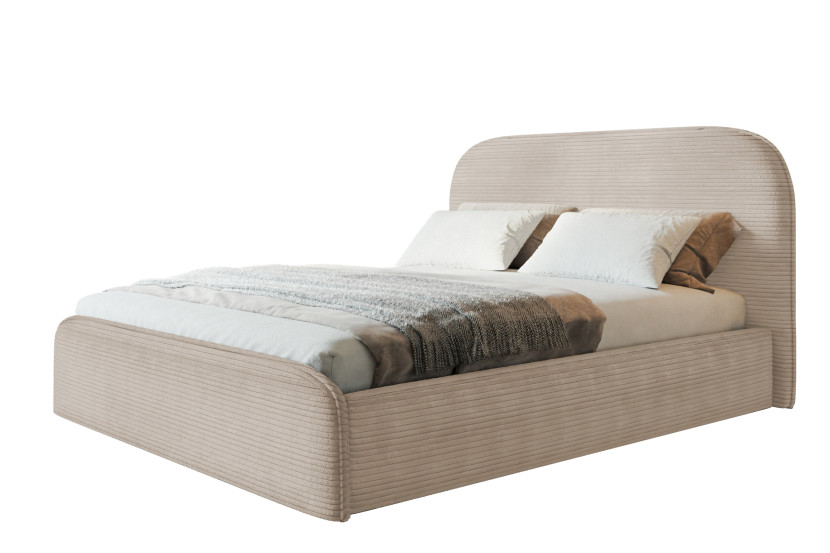 Łóżko tapicerowane Viennaa Slim 90x200 ze stelażem metalowym 1034466