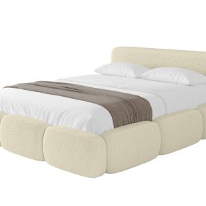Łóżko tapicerowane z materacem + pojemnik ELVA-v1 – 120×200 cm Beżowy 798859 Łóżko tapicerowane z materacem + pojemnik ELVA-v1 – 120×200 cm Beżowy 798859