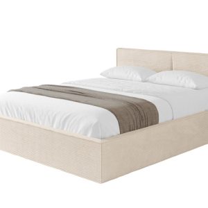 Łóżko tapicerowane z materacem + pojemnik EMMI-v1 – 120×200 cm Beżowy 862992 Łóżko tapicerowane z materacem + pojemnik EMMI-v1 – 120×200 cm Beżowy 862992