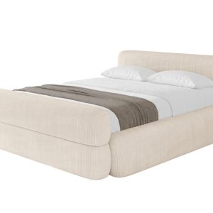 Łóżko tapicerowane z materacem + pojemnik ENORA-v1-Z-140×200 cm Beżowy 863253 Łóżko tapicerowane z materacem + pojemnik ENORA-v1-Z-140×200 cm Beżowy 863253